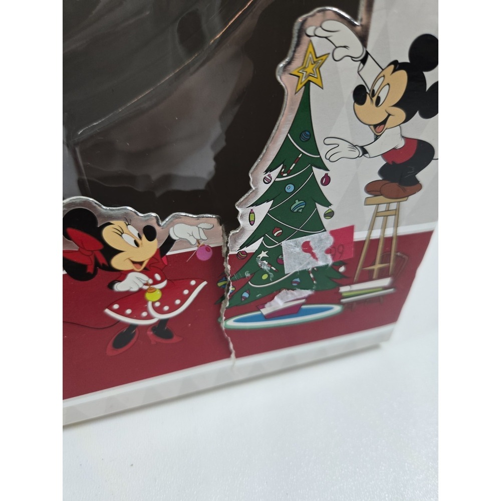 Mickey & Minnie Mouse CHRISTMAS TREE TOPPER Disney Store Holiday Decor 2014 Vtg. - Picture 7 of 7